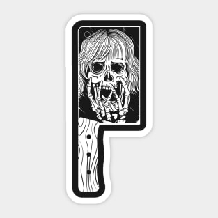 Scream queen Sticker